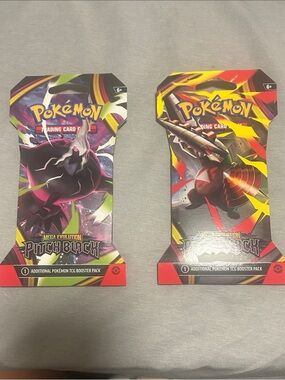 Pokemon Trading Card Game Booster Packs - Pitch Black (Black/Red)